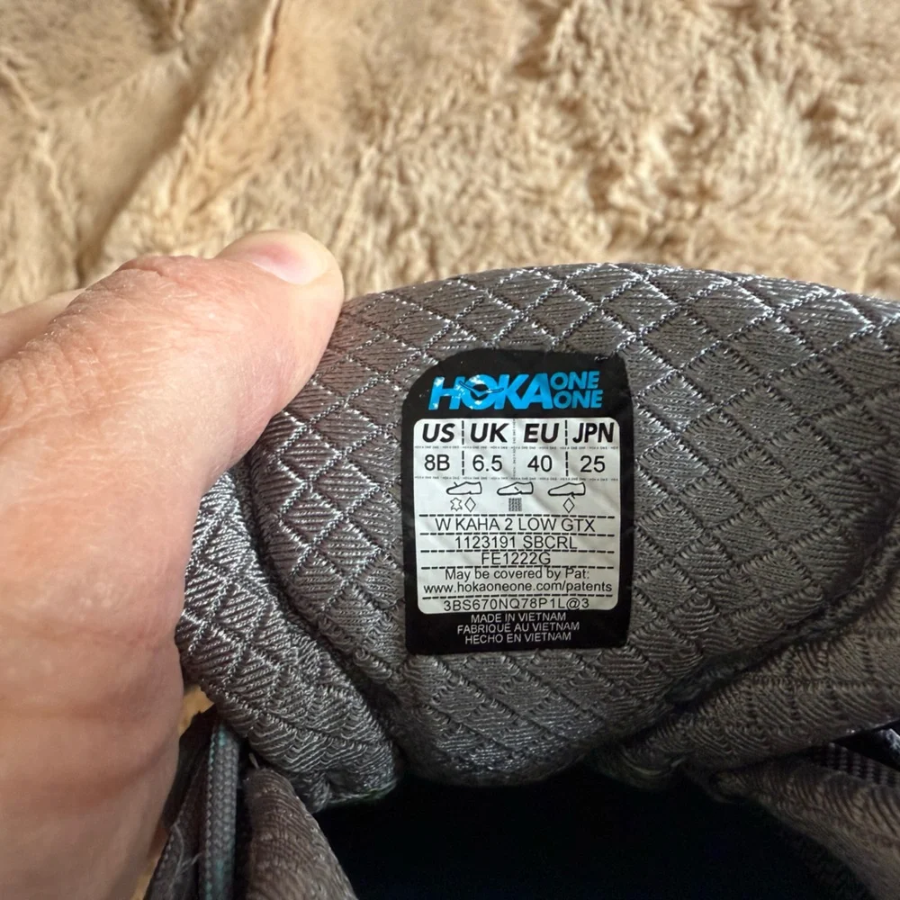 Hoka Kaha 2 GTX Gore-Tex Waterproof Trail Running Sneakers Worn Once - Picture 7 of 7